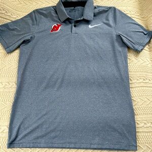 EUC Nike Golf NJ Devils shirt.  Vented collar. Standard fit.